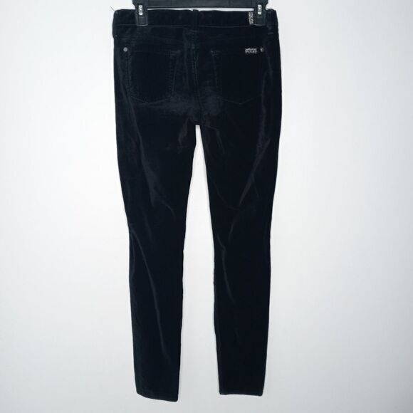 7FAM the skinny black velvet pants size 26 - Picture 5 of 7